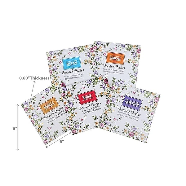 Floral Aroma Sachet Set of 12 Yellow Bed Bath & Beyond 38432005