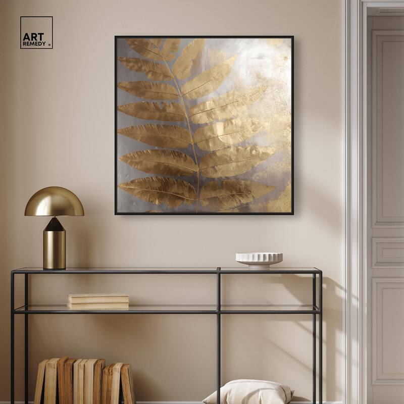 Golden Canopy (II) Canvas by Art Remedy