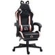 preview thumbnail 2 of 16, HOMCOM Racing Gaming Chair with Cat Ears, Reclining Faux Leather Computer Chair with Footrest