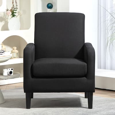 US Pride Furniture Minimalist Elegant Style Armchair with Solid Wood Frame Construction and New Soft Sponge