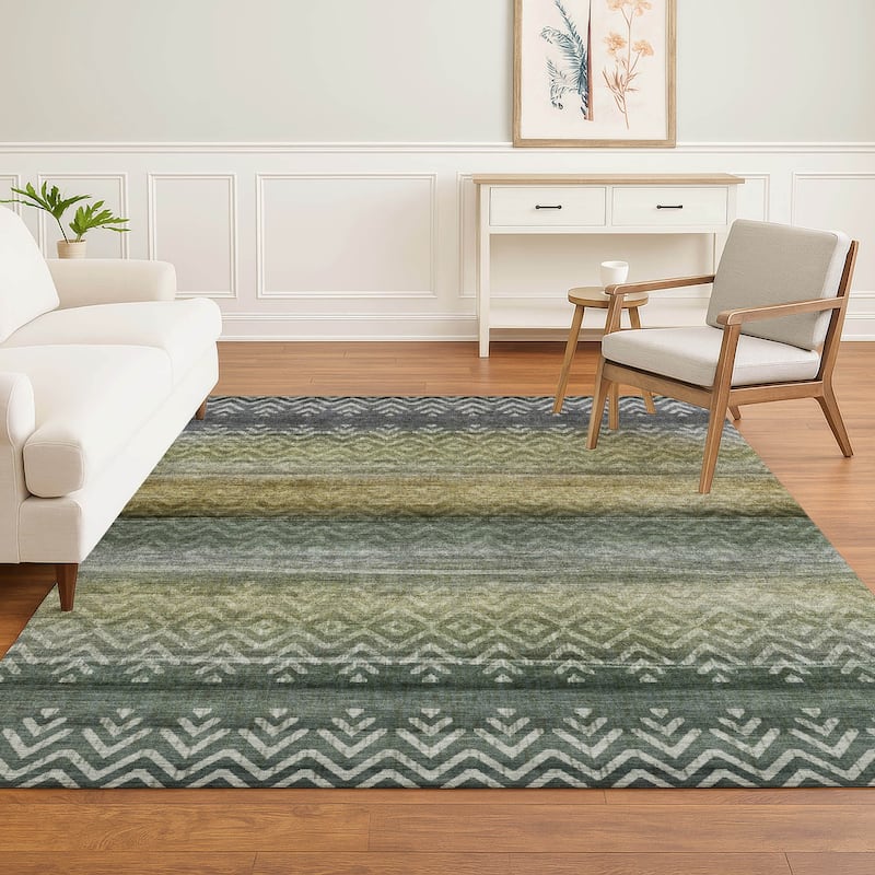 Premium Washable Super Soft Boho Ombre Mayfield Rug