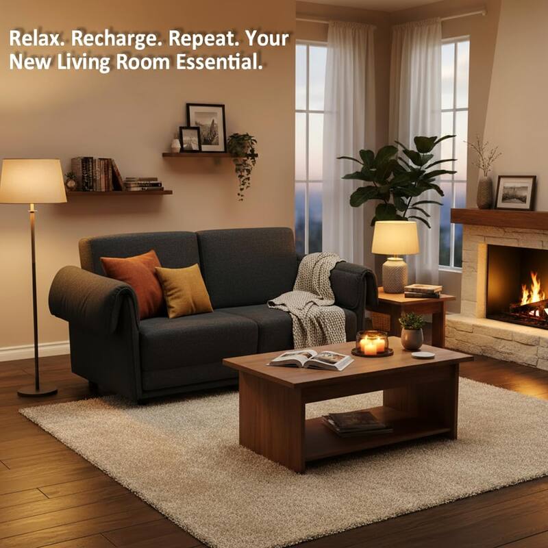 65" Loveseat Sleeper Sofa, Convertible Couch Bed Loveset Small Couchs for Living Room