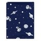 preview thumbnail 5 of 7, Bedtime Originals Astronaut Snoopy 4-Piece Navy/Blue Space Toddler Bedding Set