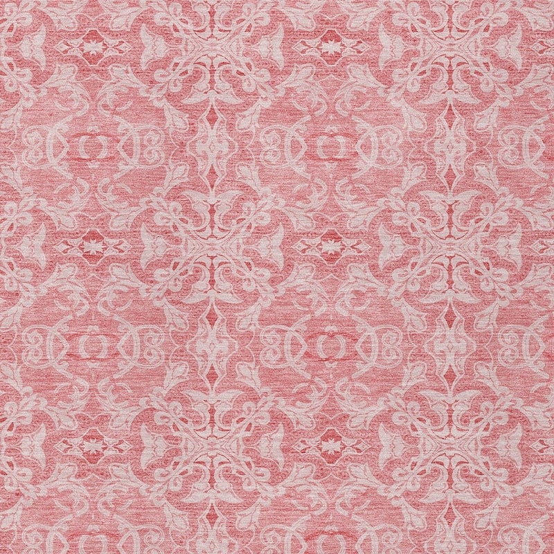 HomeRoots Medallion Transitional Rectangle Outdoor Rug