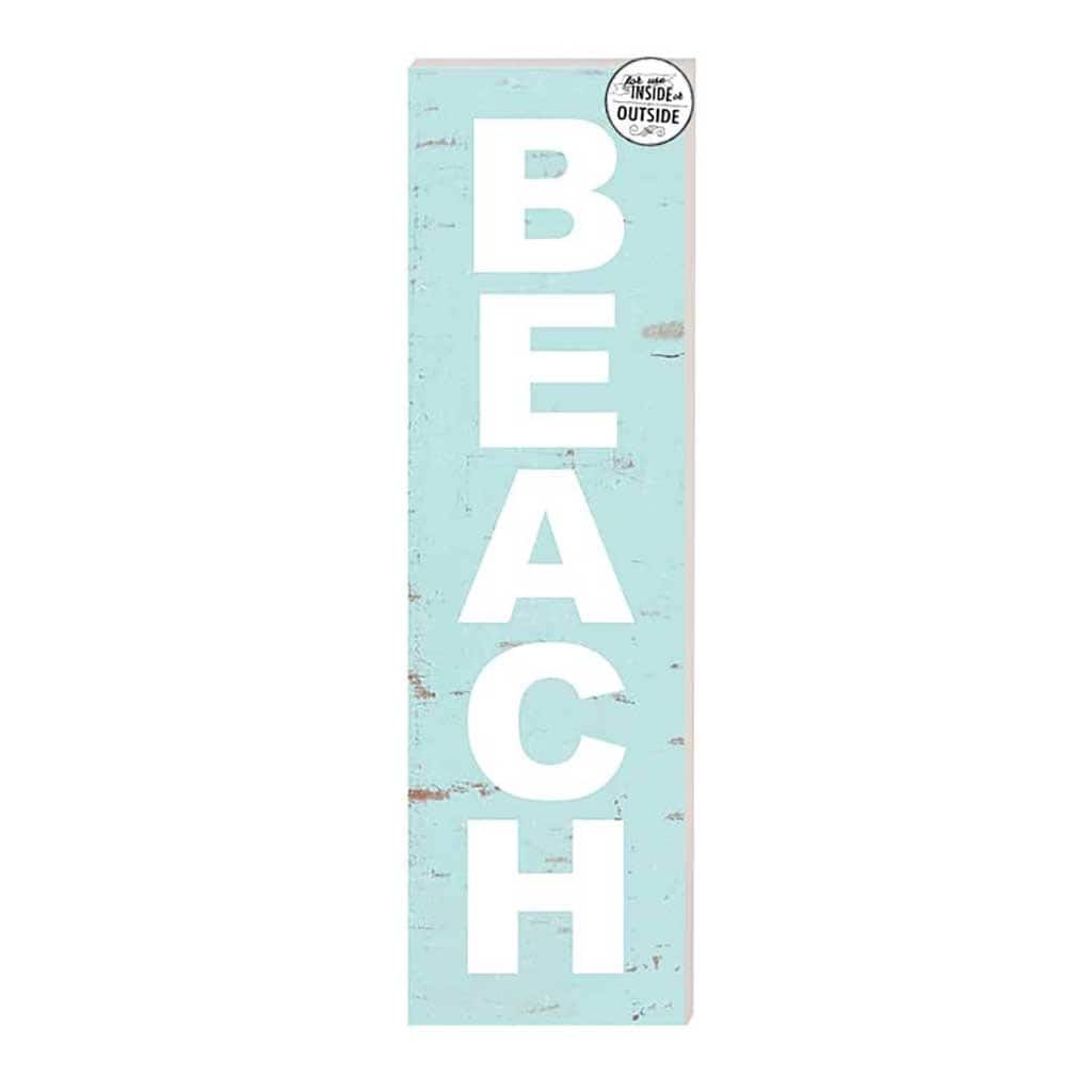 35" rectangular “beach" outdoor porch board sign decoration