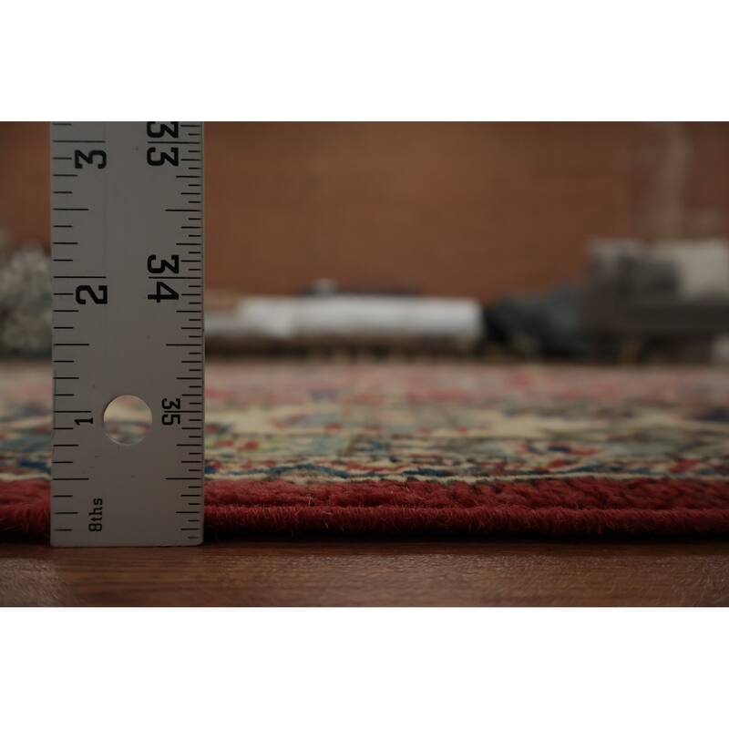 Hand Knotted Oriental 100% Wool Carpet Traditional All-Over Red Kazak Area Rug - 5' 11'' X 4' 2''