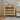 Bamboo 3-Drawer Sideboard,Glass Door Storage Cabinet