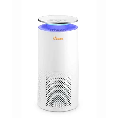 Crane True HEPA Air Purifier with UV Light for Rooms up to 500 sq. ft.