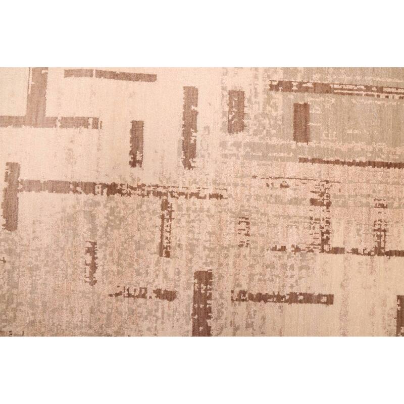 ECARPETGALLERY Hand-knotted Legacy Ivory Silk, Wool Rug - 9'11 x 13'11
