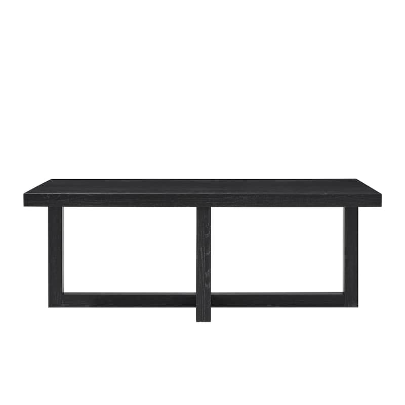 Roundhill Furniture Luno 3-Piece Coffee Table Set, Coffee Table and Two End Tables