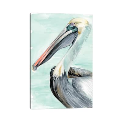iCanvas "Turquoise Pelican II" by Jennifer Paxton Parker Canvas Print