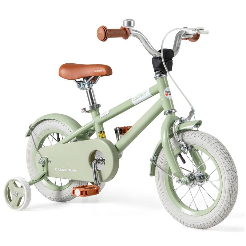 Costway 12" Kids Bike with Adjustable Saddle Handlebar Removable - See Details