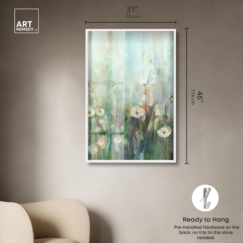 Harmony Green II Shadowbox by Art Remedy