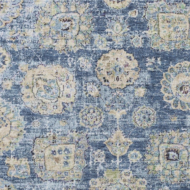 HomeRoots Floral Transitional Rectangle Outdoor Rug