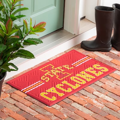 30 in. x 18 in. Embossed Mat, Cross Hatch, Iowa State University