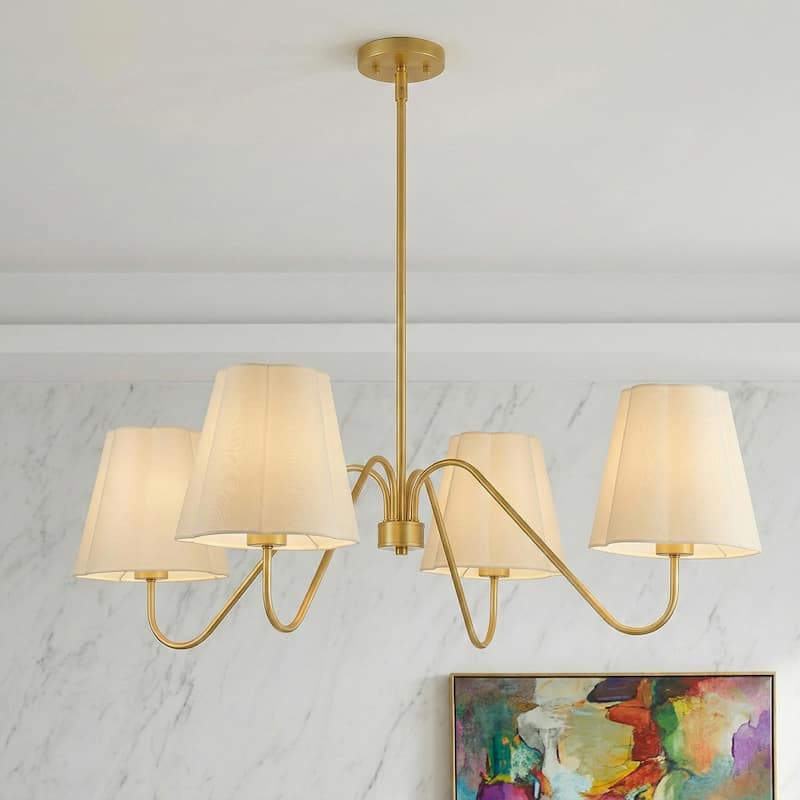 Acroma 4 - Light Dimmable Gold Chandelier Classic / Traditional Chandelier