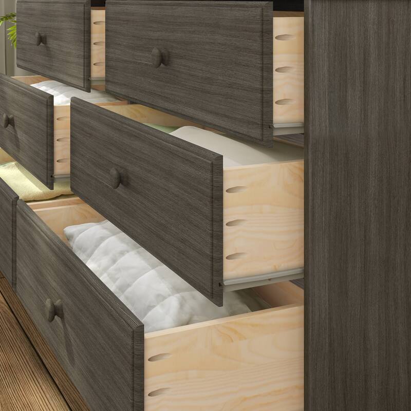 Max and Lily Solid Wood 6-Drawer Dresser