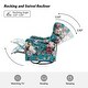 preview thumbnail 33 of 44, Gastone Transitional Floral Fabric Nursery Recliner with Curved Arms by HULALA HOME(Set of 2)
