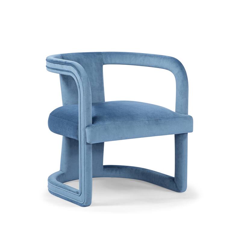 Rory Accent Chair - Dust Blue
