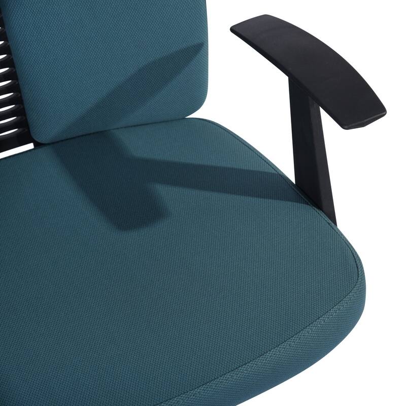 HomyLin Adjustable Home Office Chair Swivel Task Chair with Armrest and Lumbar Support
