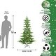 preview thumbnail 5 of 34, 4/5/6/7/8 FT PE/PVC Mixed Automatic Steel Wire Christmas Tree