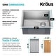 preview thumbnail 116 of 162, KRAUS Kore Workstation Undermount Stainless Steel Kitchen Sink