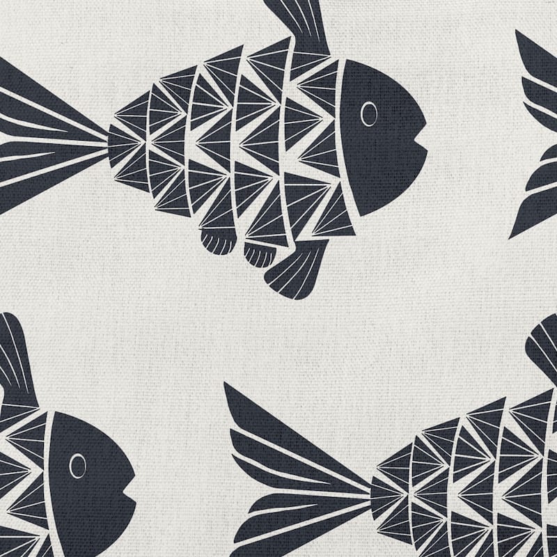 Fish Tales Nautical Decorative Indoor Pillow