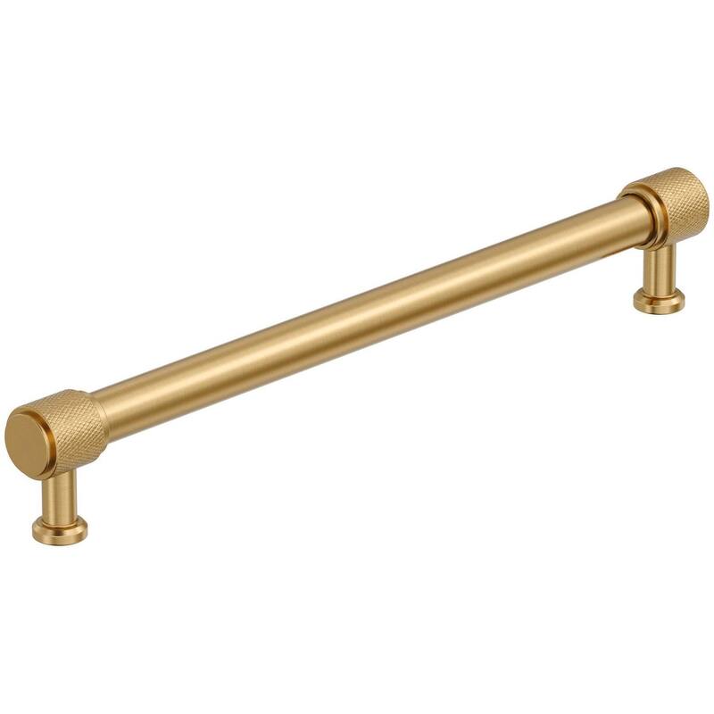 Amerock BP37747 Faraday 8-13/16" Center to Center Knurled Bar Cabinet - Champagne Bronze