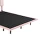 Queen Size Floating Platform Bed, Velvet Bed Frame with Sensor Light ...