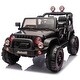 preview thumbnail 4 of 78, 24V Electric Kids Ride-On Vehicle, Parent-Controlled Car with Adjustable Speeds, Pull Rod, Storage & LED Lights