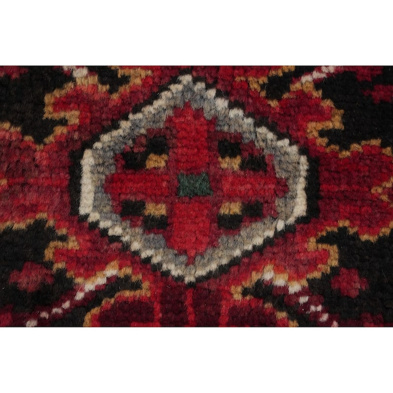 Hand Knotted Oriental 100% Wool Carpet Traditional Medallion Red Heriz Area Rug - 10' 5'' X 8' 0''