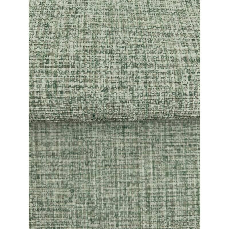 Clarkson Green Woven Wallpaper