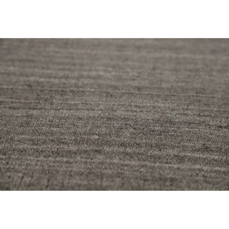 Gray Tribal Gabbeh Indian Runner Rug Handmade Wool Carpet - 2'6" x 9'6"