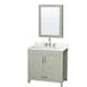 Option Light Green, Nickel Trim, White Quartz Top