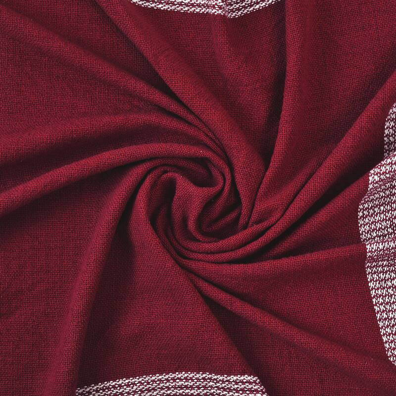 Sevita Hand-Woven Plaid Standard Size Throw Blanket