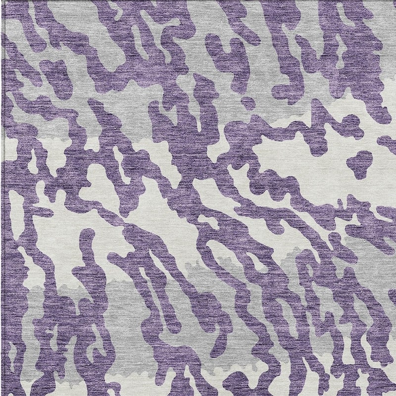 HomeRoots Animal Print Transitional Rectangle Outdoor Rug