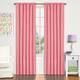 Eclipse Kendall Blackout Window Curtain Panel - 63 Inches - Coral