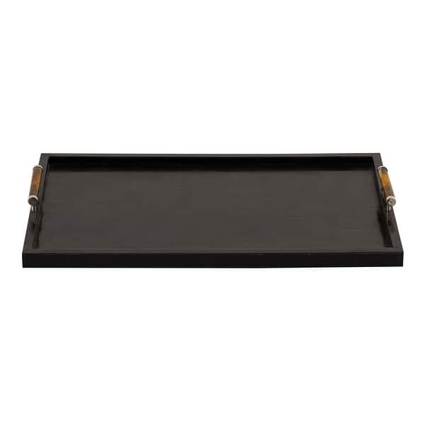 slide 1 of 1, Elk Home Ebony Black Wood Composite 24 Inch Wide Tray