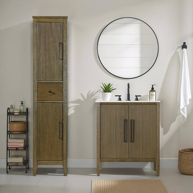 Kensington 16-28 Inch Bath Storage Cabinet