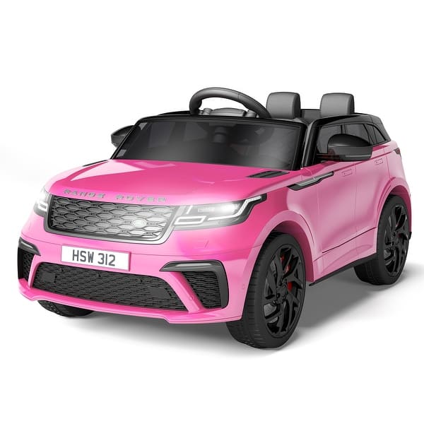 slide 2 of 7, Ride On Car Licensed Land Rover w/Parent Remote Control Pink