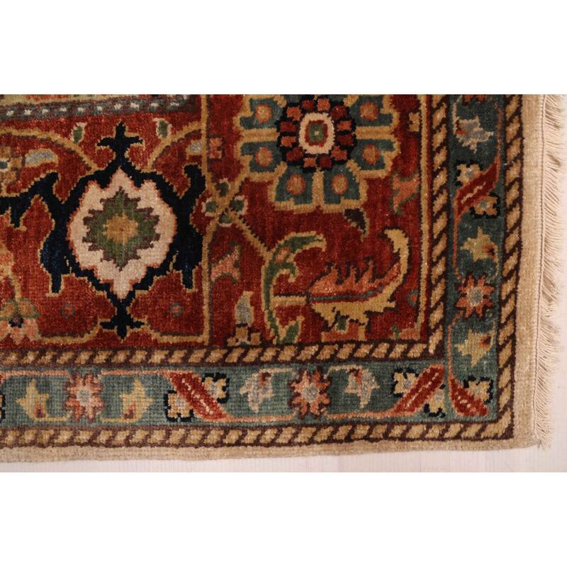 ECARPETGALLERY Hand-knotted Jules Sultane Ivory Wool Rug - 8'10 x 11'11