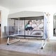 preview thumbnail 3 of 2, 6ft x 4ft Rectangle Mini Trampoline for Kids and Toddlers