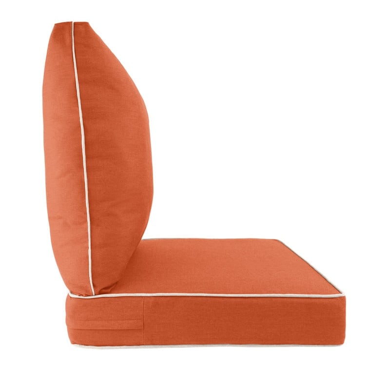 Sunbrella Contrast Corded Deep Seat Cushion by Austin Horn Classics