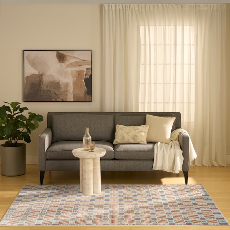 Nourison Nordic Indoor only Geometric Area Rug