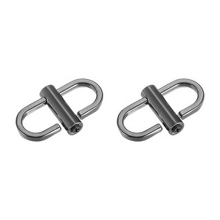 Fermoir à Clip D-Ring Détachable En Métal - Pour Sangle De 20mm (Sac, Ceinture, Chaîne)