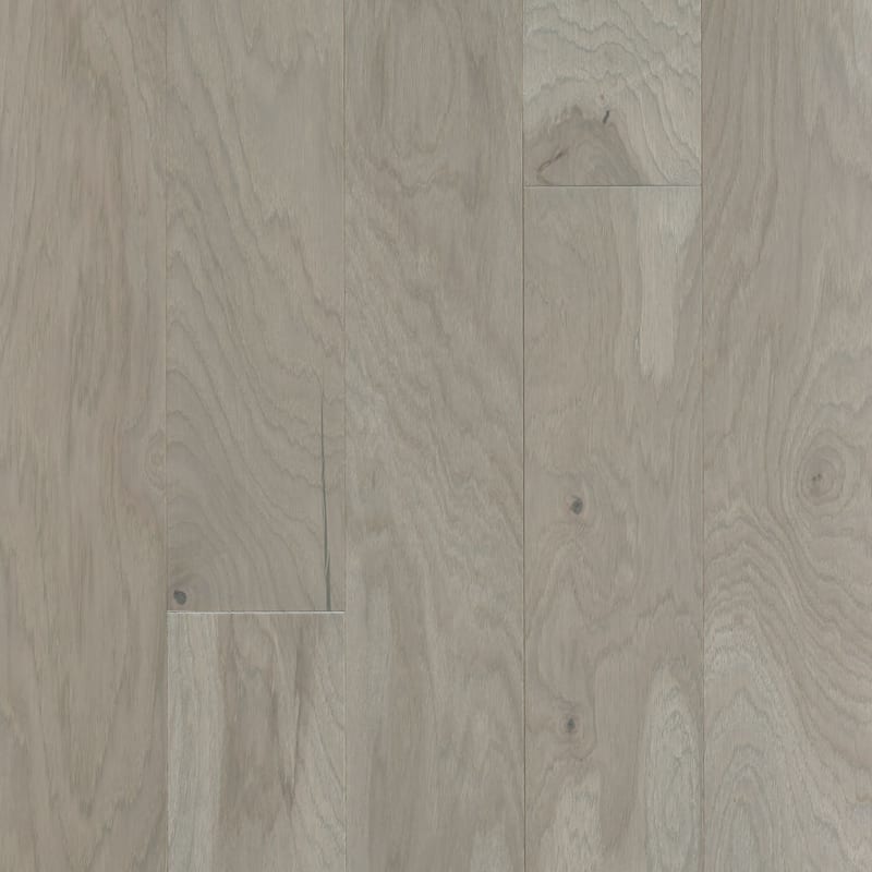 Shaw Alpine Hickory 6-3/8" Wide Smooth Engineered Hardwood Flooring - - Centennial Gray