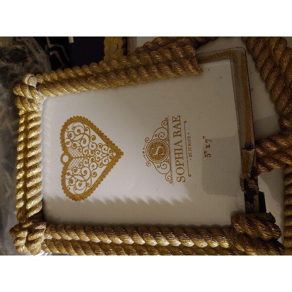 Top Product Reviews For Sophia Rae Gold Decorative Rope Picture