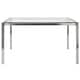 preview thumbnail 4 of 12, Fuji Contemporary Stainless Steel Dining Table - N/A