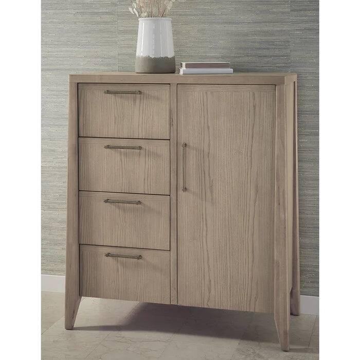 Linwood Modern Chest of Drawer / Dresser in Ginger Finish