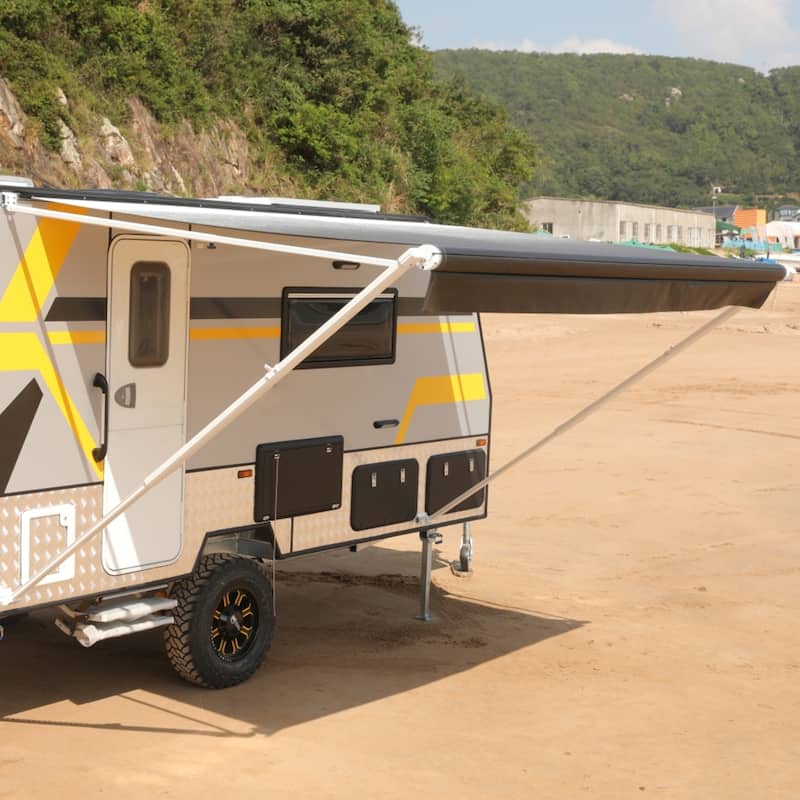 ALEKO Waterproof Retractable 16'X8' RV or Home Patio Canopy Awning